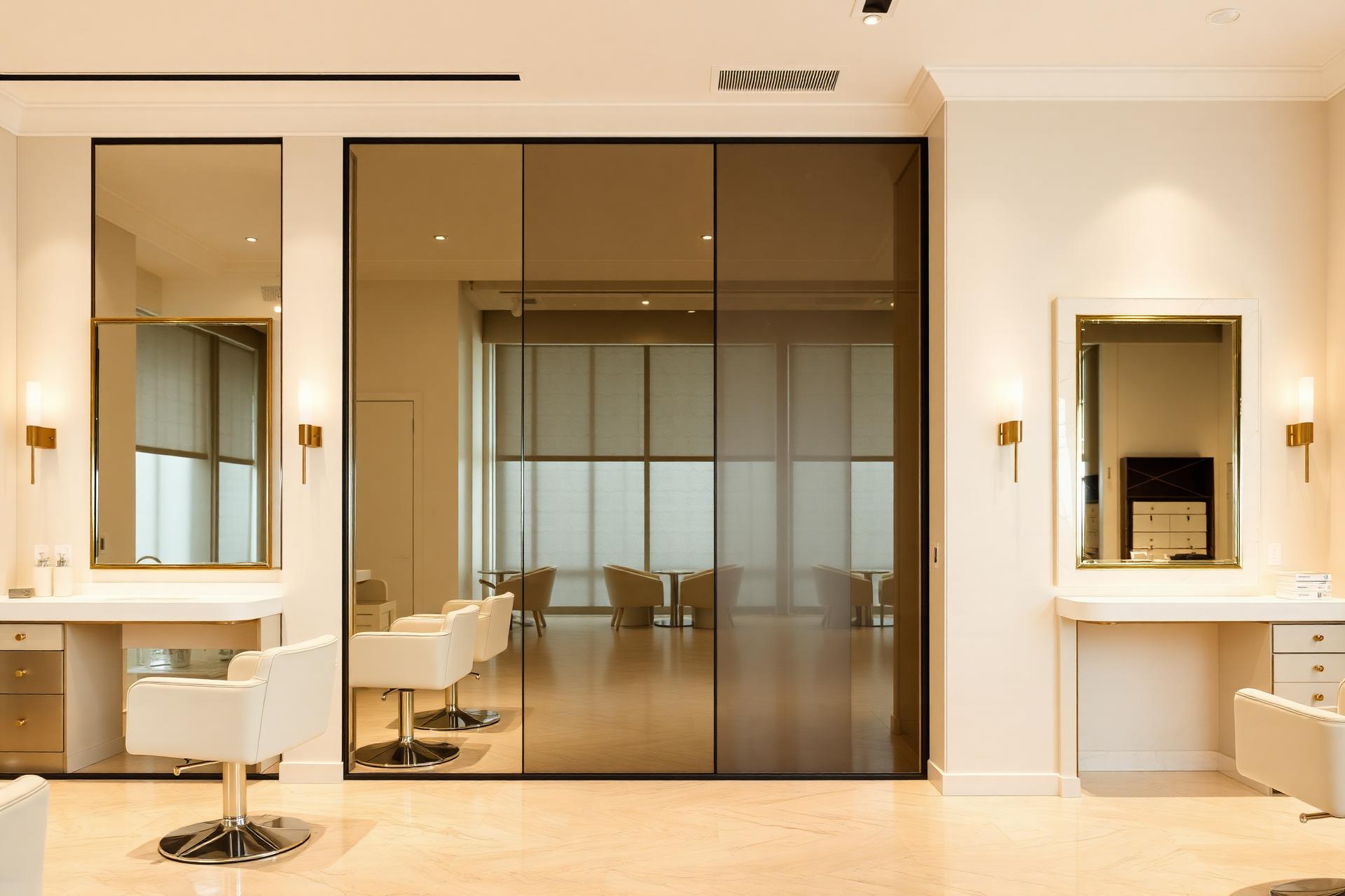 Interni del salone CryStyle a Roma